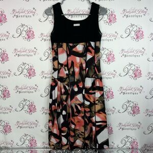 Vivian Wong dress tie dye pattern Abstract Sleeveless Dress